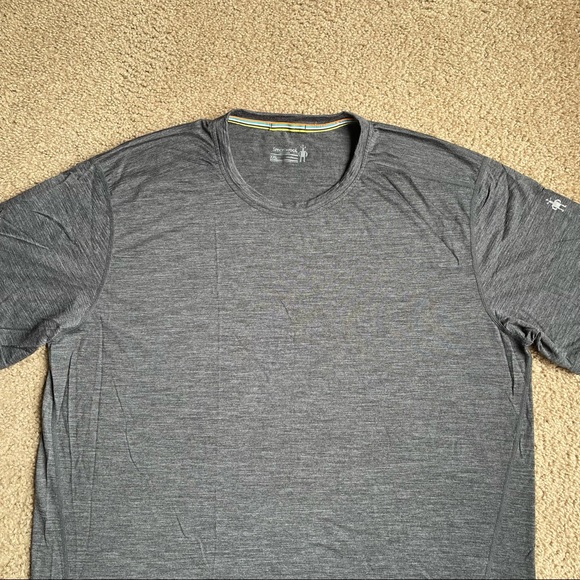 Smartwool Merino 150 Base Layer Short Sleeve Men's Sz XXL In Iron Heather - Picture 5 of 8